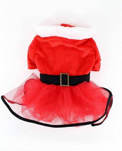 Mrs. Claus Santa Tutu Dog Dress (Xxx-Large)